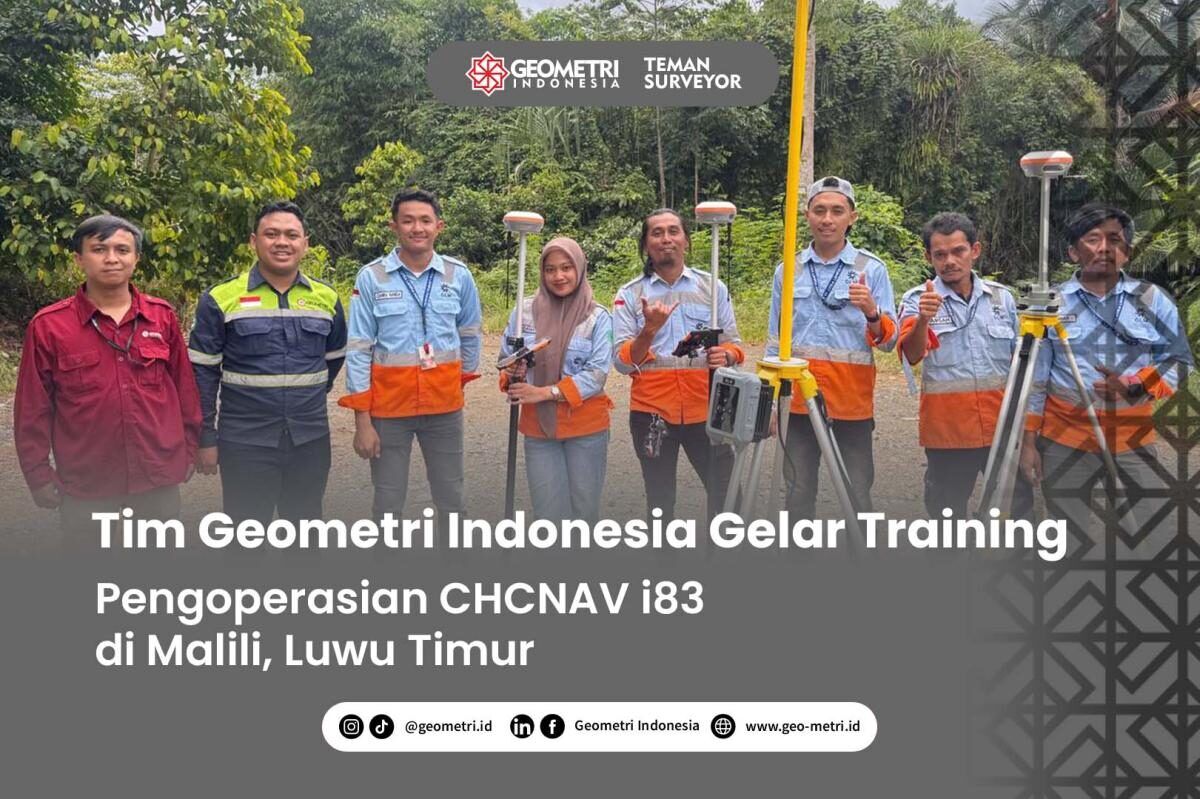 Tim Geometri Indonesia Gelar Training Pengoperasian CHCNAV i83 untuk Customer Geometri Makassar di Malili, Luwu Timur