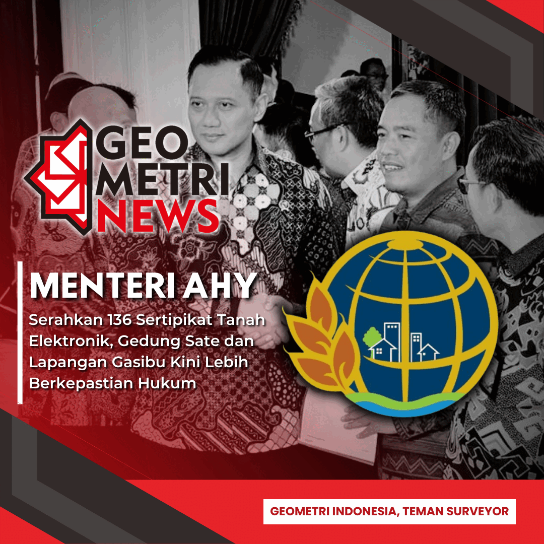 AHY Serahkan 136 Sertipikat Tanah Elektronik untuk Gedung Sate dan Lapangan Gasibu