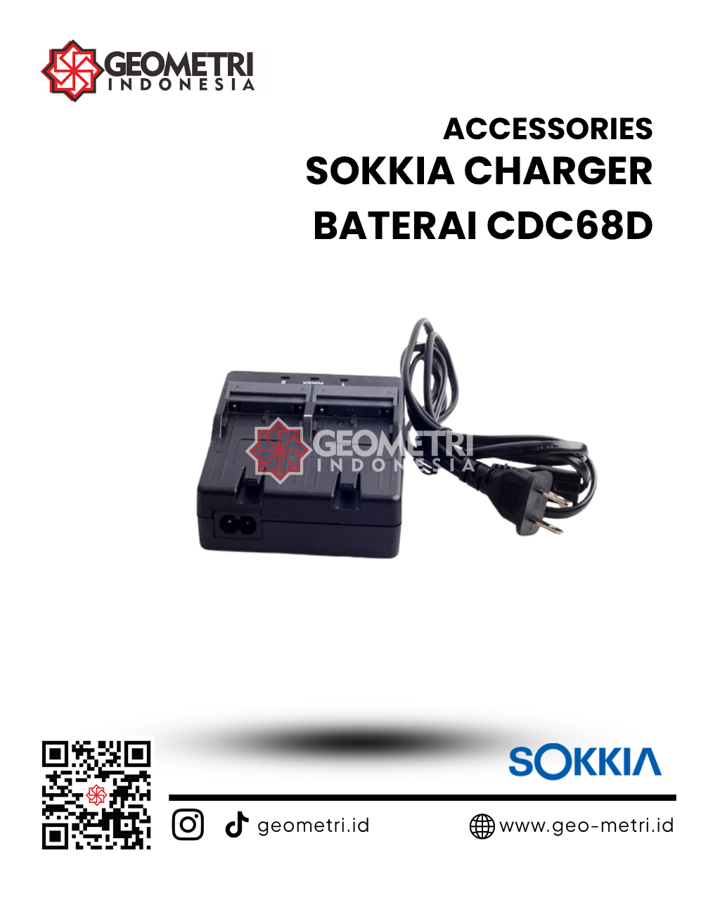 Charger Sokkia CDC68D