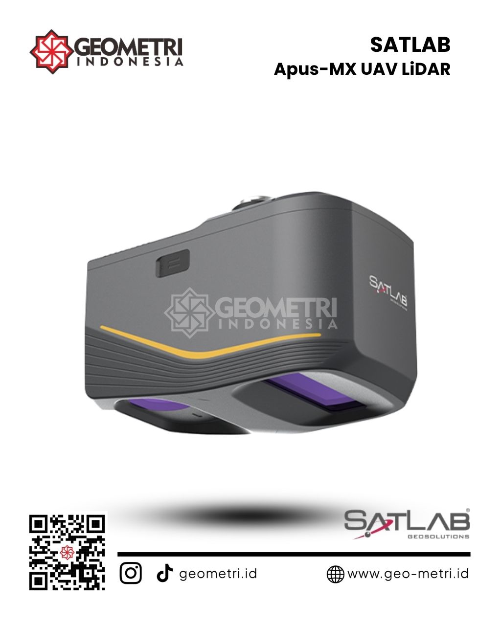 Gambar SatLab Apus-MX UAV LiDAR