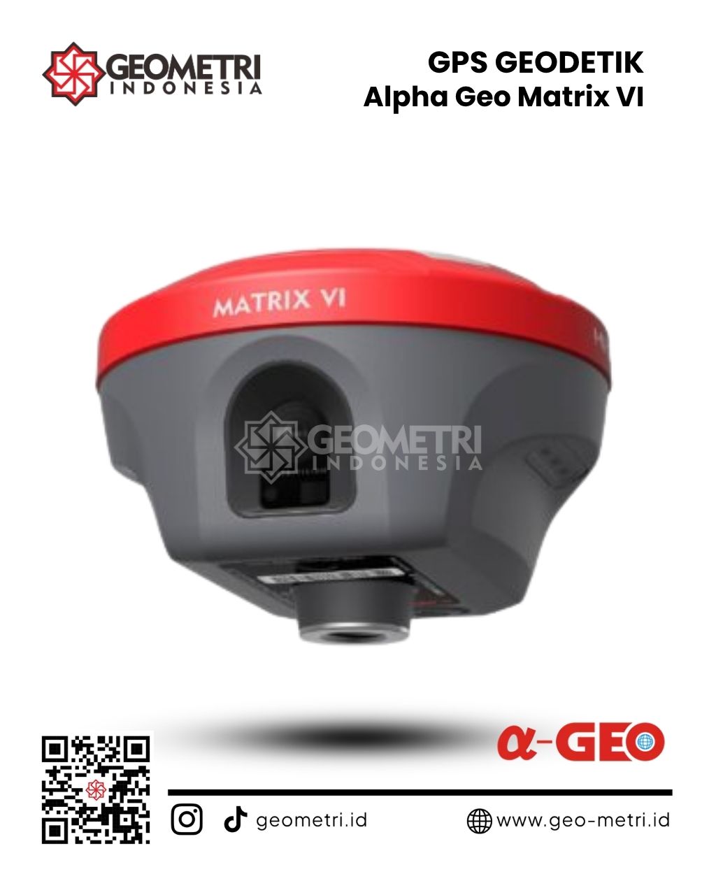 Gambar AlphaGeo Matrix VI GNSS RTK Receiver